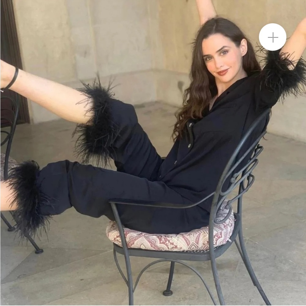 ITS JULIET - COLETTE FEATHER PAJAMA SET
